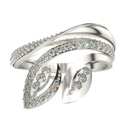 VALANOVA Women White Ring Diamond-image-79