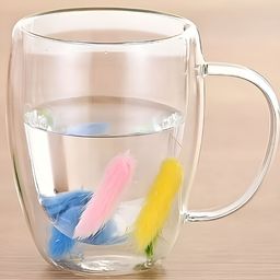 BonZeaL Assorted Floral Solid Glass Transparent Cups Set of Cups and Mugs-15