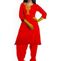 SPRHA Embroidered Organza Unstitched Dress Material-image-64