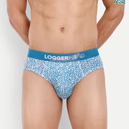 LOGGERHEAD Pack Of 2 Printed Cotton Hipster Briefs LHPB006-Blue-Pista-picture-55