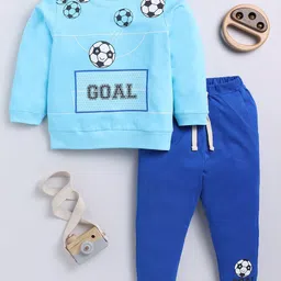 BAESD Boys Printed T-shirt with Trousers-image-80