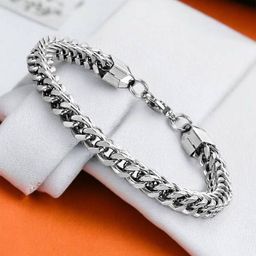 Adwitiya Collection Men Silver-Plated Stainless Steel Link Bracelet-image-50