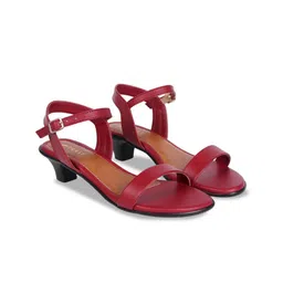 TRASE Kitten Sandals with Buckles-image-39