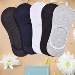 MJE Men Pack Of 5 Shoe Liners Socks-5