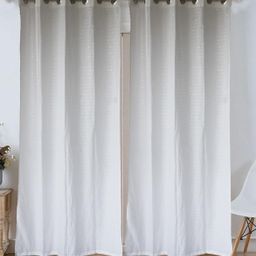Dekor World Multicoloured Set of 2 Embroidered Window Curtain-0