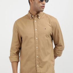 Tommy Hilfiger Men Solid Button-Down Collar Casual Shirt-image-71