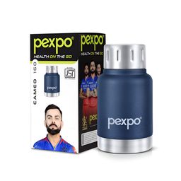 Pexpo Blue Single Stainless Steel Water Bottle-image-65