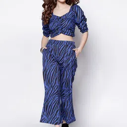 Sera Printed Top With Trousers Co-Ords-picture-9