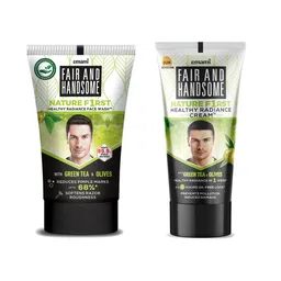 FAIR AND HANDSOME Men Nature First Healthy Radiance Face Wash 100g & Face Cream 60g-image-7