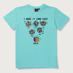 Gini and Jony Boys Graphic Printed Round Neck Cotton T-shirt-image-59