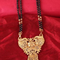 DIVASTRI One Gram Gold-Plated Beaded Mangalsutra-image-54