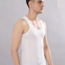 CAVENDERS Pack Of 3 Pure Cotton Scoop Neck Gym Vests C12=-=SWIFT----==3- ---85-16