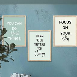 Motivational Wall Art With Frame Home Decor Wall Painting For Living Room Office Bedroom-image-83