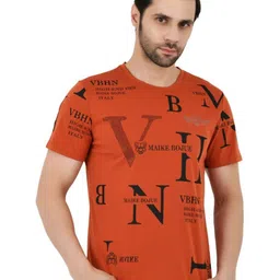 SAGEWARE Men Typography Printed Round Neck Cotton T-shirt-picture-3