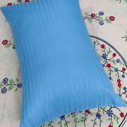 Y&A'M Blue Fibre Filled Polycotton Pillow-image-14