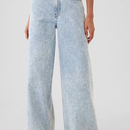 GAP Women Studded Acid Wash Mid-Rise Pure Cotton Baggy Fit Jeans-image-45