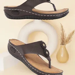 SIRDENILL Women Open Toe Flats-picture-19