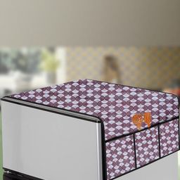 The Furnishing Tree Grey Plastic Refrigerator Cover-image-30