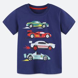 Oh Rare Boys Printed Applique T-shirt-image-79
