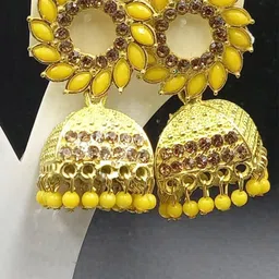 TISHUL JEWELS Classic Jhumkas Earrings-picture-28