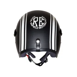 Royal Enfield Men Printed Open Face Helmet image 3
