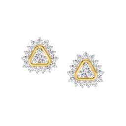 Sparkles Lab Grown Diamond 0.75 Carat Round Halo Earrings for Women-image-94