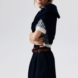 H&M Linen-Blend Shorts-32