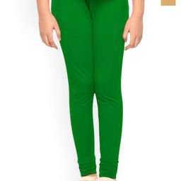 Tik Tok WEARS Girls Pack Of 2 Mid-Rise Churidar Length Leggings-image-55