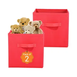 Kuber Industries Red 2 Pieces Durable Multi-Utility Organisers-10