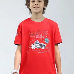 Monte Carlo Boys Graphic Printed Round Neck Cotton T-shirt-picture-21