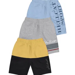 HELLCAT Boys Typography Printed Shorts-image-41