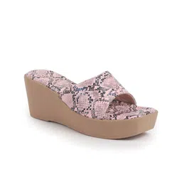 FAUSTO Textured PU Platform Sandals-picture-4