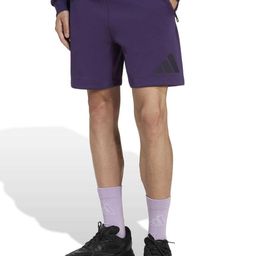 ADIDAS M Z.N.E Men Brand Logo Print Slim Fit Mid-Rise Football Shorts-image-3