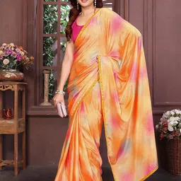 ALAGINI Ombre Embroidered Poly Chiffon Ready to Wear Saree-picture-54