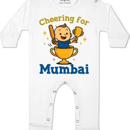 arvesa Cheering For Mumbai Printed Baby Rompers-picture-13