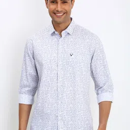 Allen Solly Men Slim Fit Floral Opaque Printed Casual Shirt-image-80