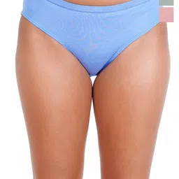Liigne Pack Of 3 Cotton Mid-Rise Basic Briefs VCPC1917-XS-image-97