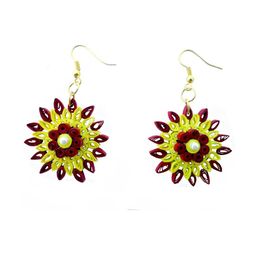 Designers Collection Women Yellow Earrings-image-80