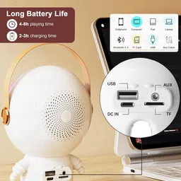 WEMBLEY T-02 Speaker USB Rechargeable With Mic image 2