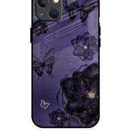 QRIOH Floral Printed iPhone 13 Back Case Mobile Accessories-image-32