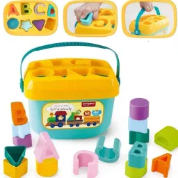 Baby First Blocks Color & Shape Toy Educational Sorting Box for Kids-image-50