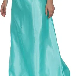 laxmibaa women sky petticoats Pure Satin Petticoat-25