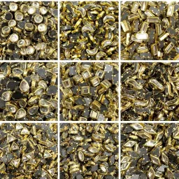 900pcs Silver Kundan Beads with Fabric Glue for Jewellery Making, Aari Work-image-58