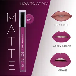 JUICE Color Luxe Bio Retinol Moisturising SPF15 Matte Lipstick 2.5ml - Shade M09 image 2