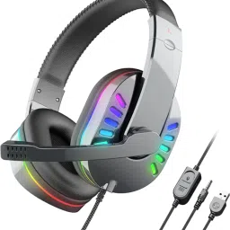 Soldier SY755 Gaming Headphone & Mic, Red LED Light, USB & 3.5 mm Jack Connector Wired Gaming Headset-image-41