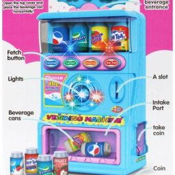 Vending Machine Pretend Play Electronic Drink Machines Early Developmental Toy-image-3