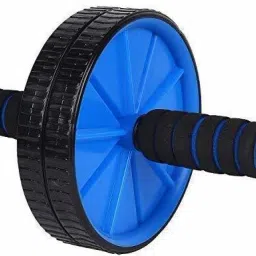 Single Spring Tummy Trimmer with Ab Wheel Exercise Roller Combo Gym & Fitness Kit Ab Exerciser-image-10
