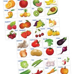 Funskool - Set Of 32 Fruits And Vegetables Puzzles image 3