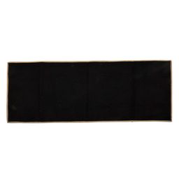 Kuber Industries Orange Solid Velvet Rectangular Floor Runner image 4