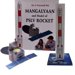 square drop Combo Set of GSLV MK II - Geosynchronous Satellite Launch Vehicle & Mangalyaan & PSLV Rocket - Astronomy - Sky Science - Do It Yourself Activity Kit image 2